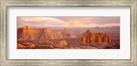 Rock formations on a landscape, Canyonlands National Park, Utah, USA Fine Art Print