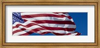 Close-up of an American flag fluttering, USA Fine Art Print