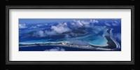 Aerial View Of An Island, Bora Bora, French Polynesia Fine Art Print