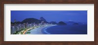 Beach, Copacabana, Rio De Janeiro, Brazil Fine Art Print