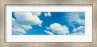 Clouds against a pale blue sky Fine Art Print