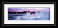 Sunset, Norris Geyser Basin, Wyoming, USA Fine Art Print