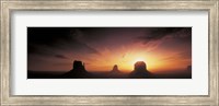 Sunset in Monument Valley, Utah Fine Art Print