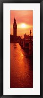 Big Ben at dusk, London England Fine Art Print