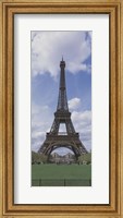 Low angle view of a tower, Eiffel Tower, Paris, Ille-De-France, France Fine Art Print