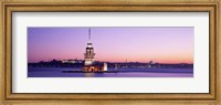 Sunset Lighthouse Istanbul Turkey Fine Art Print