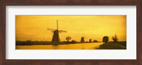 Windmills Netherlands Fine Art Print