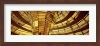 Glass Dome from Interior, Reichstag,Berlin, Germany Fine Art Print