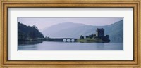 Castle at the lakeside, Eilean Donan Castle, Loch Duich, Highlands Region, Scotland Fine Art Print