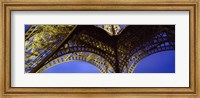 France, Paris, Eiffel Tower, from below Fine Art Print