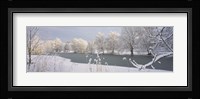 Lake Schubelweiher Kusnacht Switzerland Fine Art Print