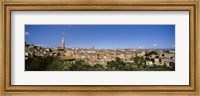 Buildings in a city, Torre Del Mangia, Siena, Tuscany, Italy Fine Art Print