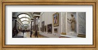 Tourists in an art museum, Musee Du Louvre, Paris, Ile-De-France, France Fine Art Print