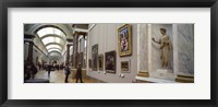 Tourists in an art museum, Musee Du Louvre, Paris, Ile-De-France, France Fine Art Print