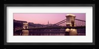 Hungary, Budapest, Szechenyi Lanchid Fine Art Print