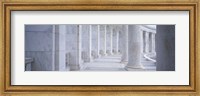 Columns of a government building, Arlington, Arlington County, Virginia, USA Fine Art Print