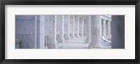 Columns of a government building, Arlington, Arlington County, Virginia, USA Fine Art Print