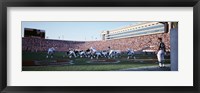 Football Game, Soldier Field, Chicago, Illinois, USA Framed Print