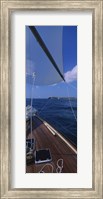 Sailboat racing in the sea, Grenada Fine Art Print