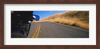 Motorcycle on a road, California, USA Fine Art Print