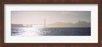 Golden Gate Bridge on a hazy day, California Fine Art Print