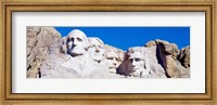 Mount Rushmore, South Dakota (white) Fine Art Print