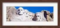 Mount Rushmore, South Dakota (white) Fine Art Print