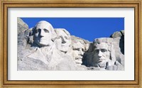 Mount Rushmore in White Fine Art Print