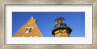 Low angle view of a lighthouse, Block Island, Rhode Island, USA Fine Art Print