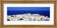 Mykonos, Greece with Bright Blue Water & Sky Fine Art Print