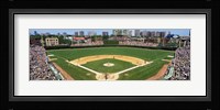 Cubs playing in Wrigely Field, USA, Illinois, Chicago Framed Print