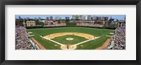 Cubs playing in Wrigely Field, USA, Illinois, Chicago Framed Print