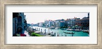 Boats and Gondolas, Grand Canal, Venice, Italy Fine Art Print