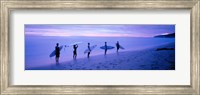 Surfers on Beach Costa Rica Fine Art Print