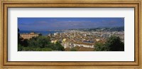 Aerial View Of A City, Nice, France Fine Art Print