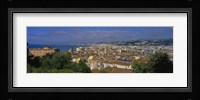 Aerial View Of A City, Nice, France Fine Art Print