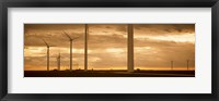 Wind turbines in a field, Amarillo, Texas, USA Fine Art Print