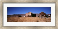 Buildings in a ghost town, Bodie Ghost Town, California, USA Fine Art Print
