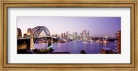 Bridge over an inlet, Sydney Harbor Bridge, Sydney, New South Wales, Australia Fine Art Print