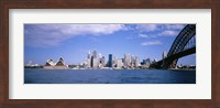 Sydney Harbor Bridge and Skyscrapers, Sydney, Australia Fine Art Print