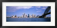 Sydney Harbor Bridge and Skyscrapers, Sydney, Australia Fine Art Print