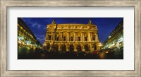 Facade of a building, Opera House, Paris, France Fine Art Print