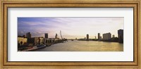 Buildings on the waterfront, Rotterdam, Netherlands Fine Art Print
