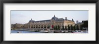 Museum on a riverbank, Musee D'Orsay, Paris, France Fine Art Print