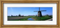 Windmills near Alkmaar Holland (Netherlands) Fine Art Print