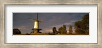 Windmill Veere Nordbeveland The Netherlands Fine Art Print