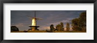 Windmill Veere Nordbeveland The Netherlands Fine Art Print