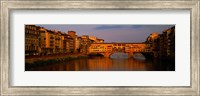 Ponte Vecchio Arno River Florence Italy Fine Art Print