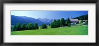 Country Churches near Dachstein Gosau Austria Fine Art Print