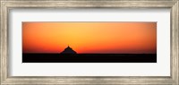 Sunset at Mont Saint Michel Normandy France Fine Art Print